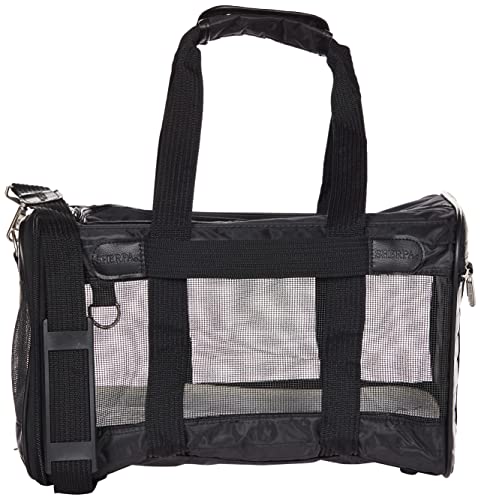 Sherpa Original Deluxe Airline Approved Medium Black Polyester Dog Pet Carrier