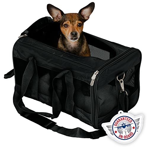 Sherpa® Original Deluxe™ Airline Approved Pet Carrier, Medium, Black