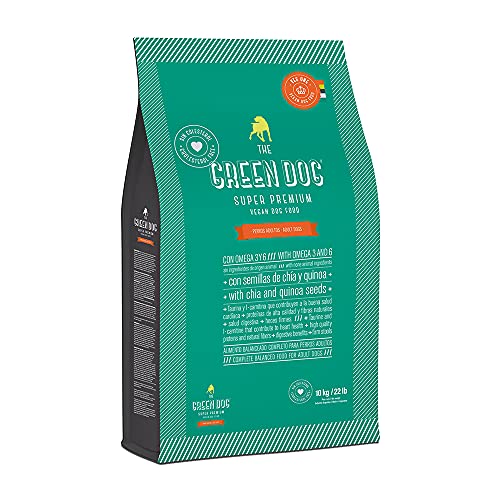 The Green Dog - Super Premium Vegan Dry Dog Food for Adults Plant-Based Protein | Gluten & Junk-Free | Prevent Allergies & Diseases | Vegetable Flavor